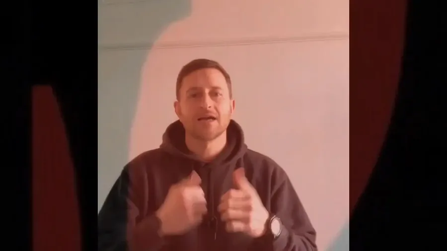 Anxious Staffy before training