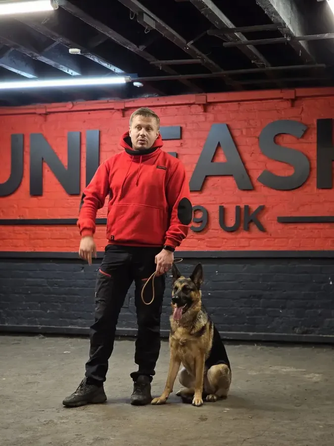 1-to-1 training session at Unleashed K9